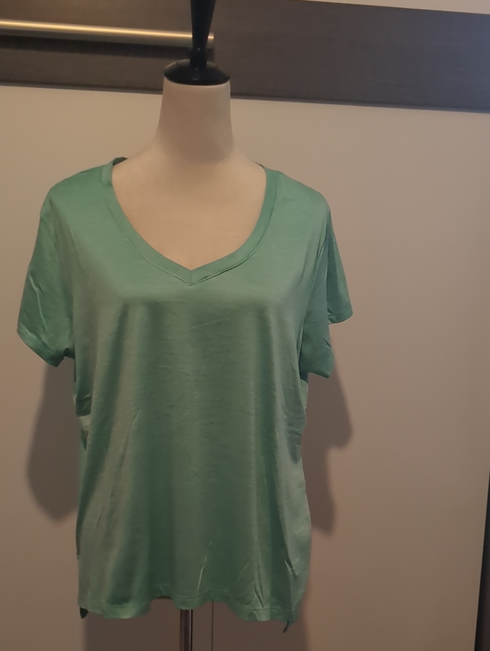 MTA Sport Seafoam V-Neck Short Sleeve Tee
